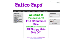 Desktop Screenshot of calicocaps.com